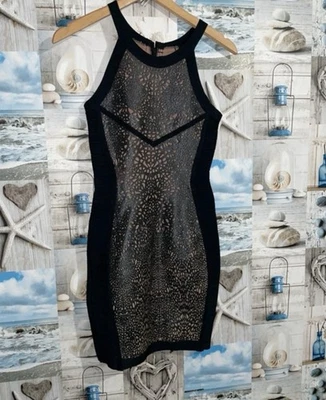 Women’s celeb boutique bandage bodycon dress size medium - Image 1 of 4