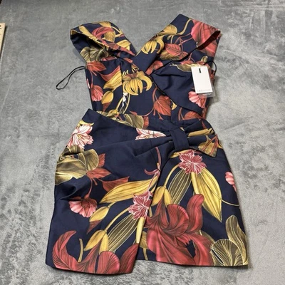 C/MEO Collective Dress NWT Need You Dress Thick Strap Floral Boho Size XS Navy - Image 1 of 4