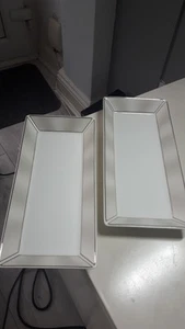 2 x schöne Etihad Airline kleine Platte Fine Bone China 23 cm x 11 cm - Bild 1 von 7