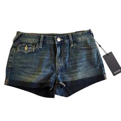 NWT TRUE RELIGION Jennie Shorts Curvy Flap Womens 30 - Image 1 of 4