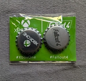 Fallout 4 Bottle Caps Silver Rare Xbox One - Picture 1 of 2