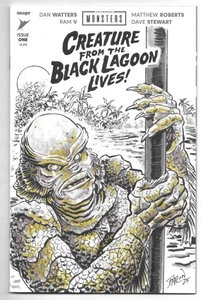 Creature From The Black Lagoon Lives! #1..... SKETCH COVER #13 BY DOUG BARON - Picture 1 of 2