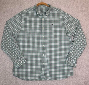 Vineyard Vines Performance Shirt Classic Fit Whale Button Down Plaid Mens XL - Picture 1 of 9