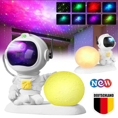 LED Astronaut Sternenhimmel Projektor Lampen Starry Galaxy Nebula LED Nachtlicht - Bild 1 von 4