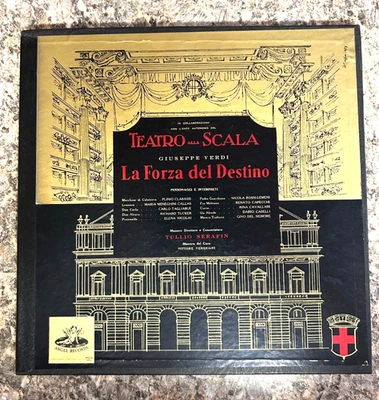 Vtg 1954 La Forza del Destino Vinyl Box Set ANG 35199 - Image 1 of 4