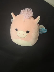 Original Squishmallows ** PANDORA der PINK PEGASUS 8 Zoll Plüsch ** Neu mit Etikett - Bild 1 von 1