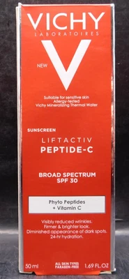 Vichy Liftactiv Peptide-C Sunscreen 1.69Fl Oz Exp: 9/25 New & Unused - Image 1 of 4