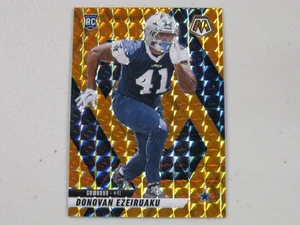 2025 Panini Mosaic Orange Mosaic Prizm #337 Donovan Ezeiruaku 135/199 Rookie RC - Picture 1 of 2