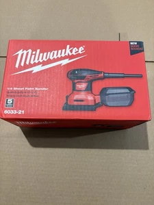 New Milwaukee 6033-21 1/4" Sheet Palm Sander Corded Electric OEM Hand - Picture 1 of 2