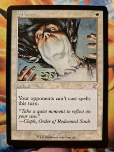 Silence Retro Magic The Gathering Karte, Zeitspirale Remastered, 302 - Bild 1 von 2