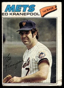1977 O-Pee-Chee OPC Baseball Ed Kranepool Vintage New York Mets #60 - Picture 1 of 2