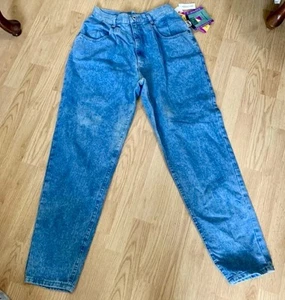 New Lee blue Jeans woman’s size 12m baggy fit tapered ankle pants - Picture 1 of 4