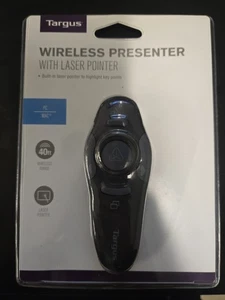 Targus Wireless USB Presenter Laser Pointer AMP16B Highlight Key PC MAC 2.4GHz - Picture 1 of 2