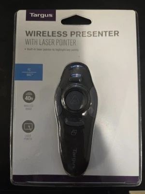 Targus Wireless USB Presenter Laser Pointer AMP16B Highlight Key PC MAC 2.4GHz - Image 1 of 2