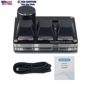 3-Key O3C OSU Rapid Trigger Custom Keyboard Hall Magnetic Axis 0.96“ IPS Screen - Bild 1 von 24