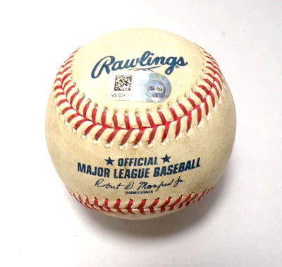 Cleveland Guardians @ Nationals GU Baseball 4-15-23 Will Brennan/Chad Kuhl COA - Image 1 of 4