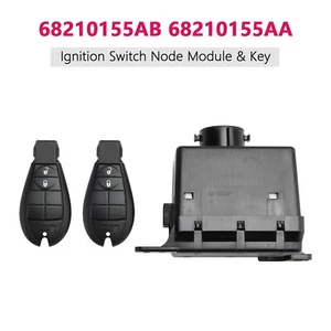 Ignition Switch Node Module & Key 68210155AB 68210155AA Dodge Journey 08-10 ZA - Picture 1 of 13