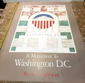 Impresión artística original de Brenda Hoffman un monumento a Washington DC - Imagen 1 de 8