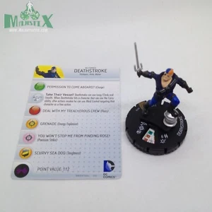 Heroclix The Flash Set Deathstroke #058 ¡Figura súper rara con tarjeta! - Imagen 1 de 1