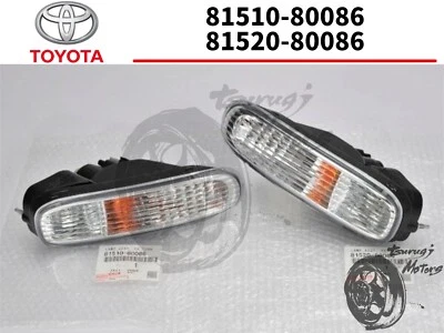 Toyota Genuine Supra JZA80 Latter term Front Turn Signal Lamps Left Right set Foto 1 de 4