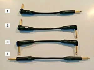ESH AUDIO - Guitar PATCH Cable - High Quality - Mogami GOLD 2524 - Neutrik - Picture 1 of 11