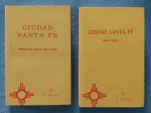 Ciudad Santa Fe New Mexico 1821-1912 history books SIGNED 1st Lmtd Editions - Picture 1 of 7
