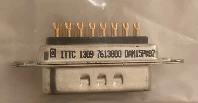 ITTC 15 pin d-sub connector DAM15PK87 - Image 1 of 2