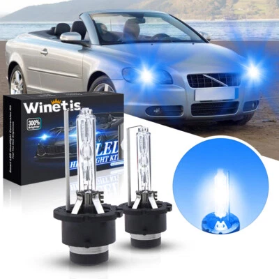 FOR 2006-2013 Volvo C70 HID Xenon D2S Low Beam Headlight Replacement Bulb 10000K - Image 1 of 4