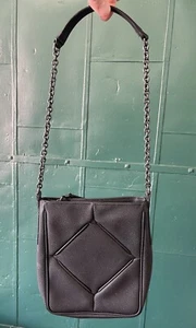 Bottega Veneta Black PVC Leather Crossbody Bag Authentic - Picture 1 of 19