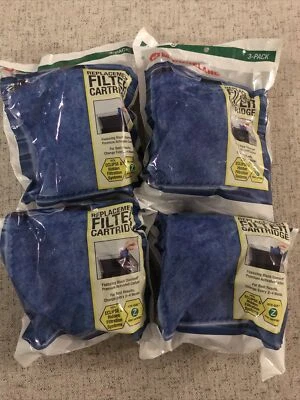 Lot Of 4 Pack Marineland Cartridge Replacement Rite-Size Z Total Of 12 Filters