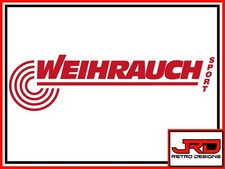 Weihrauch Vinyl Logo Sticker in Red