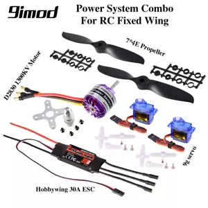 Hobbywing 30A ESC 9imod D2830 1300KV Motor 9G Servo 7*3E Propeller Power System - Picture 1 of 16