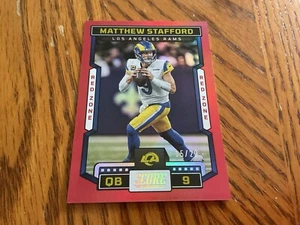 2023 PANINI SCORE MATTHEW STAFFORD RED ZONE #160 SSP 15/20 FOOTBALL LA RAMS CK - Picture 1 of 2