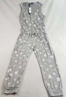 Buffalo David Bitton Kelly Mono Mameluco Mujer L Grande Estrellas Gris $79 Foto 1 de 4