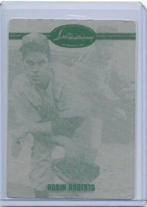 1/1 ROBIN ROBERTS 1993 TED WILLIAMS PRINTING PLATE PHILADELPHIA PHILLIES 1 OF 1 - Picture 1 of 3