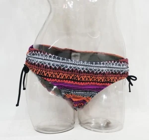 Mossimo Multi-Color Hipster Side Tie Bikini Bottom Swimwear Women's XL #1921 - Picture 1 of 3
