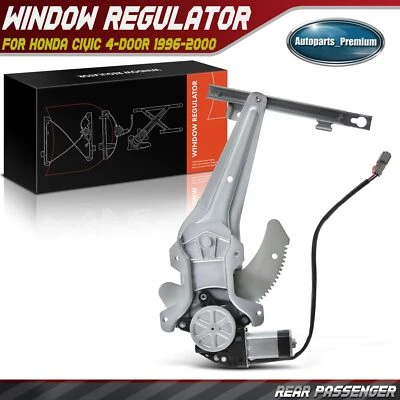 Power Window Regulator with Motor for Honda Civic 1996-2000 Sedan Rear Passenger - Image 1 of 4