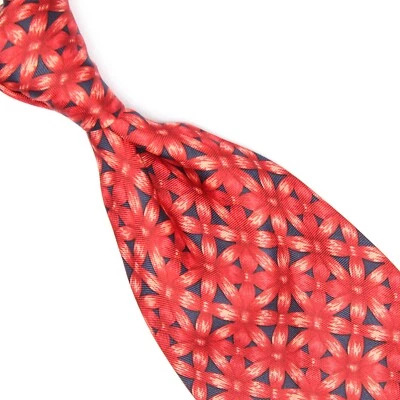 Colección XXI Richel Hombre Corbata de Seda Rojo Azul Estampado Floral Corbata Suave España Foto 1 de 4