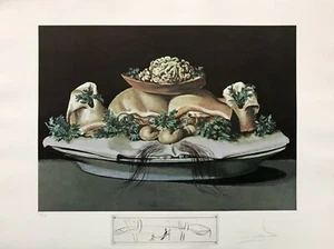SALVADOR DALI "LES SUPRENES DE MAILLAISE LILIPUTIENS" FRANK HUNTER AUTHENTICATED - Picture 1 of 6