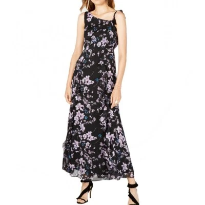 INC NUEVO Maxi Vestido Para Mujer Asimétrico Volantes Un Hombro Fluido TEDO Foto 1 de 2