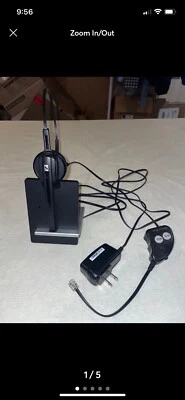 Sennheiser D10 BS USB Wireless DECT Headset w Base Works Great Buddy D 10 504623 - Image 1 of 4