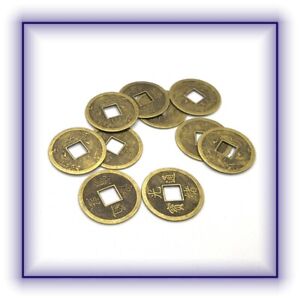 50 Stück Chinesische Glücksmünzen Feng-shui Glücksbringer Münzen Coins für