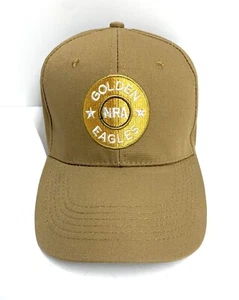 Gorra de bola NRA National Rifle Association Golden Eagles beige nueva sin usar - Imagen 1 de 5