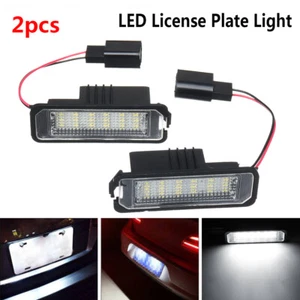 2x LED Number License Plate Light For  Golf 4/5/6 Lupo Polo 9N Passat B6 Leon2 - Picture 1 of 7