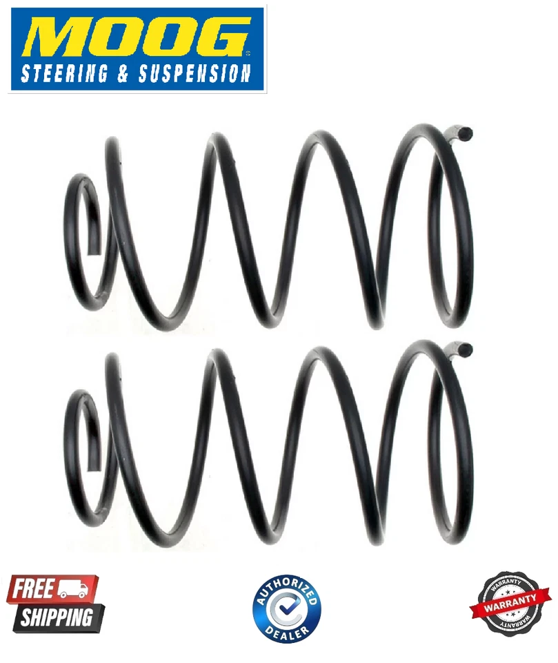 For Cadillac DeVille Eldorado Front Constant Rate 135 Coil Spring Set Moog - Image 1 of 1