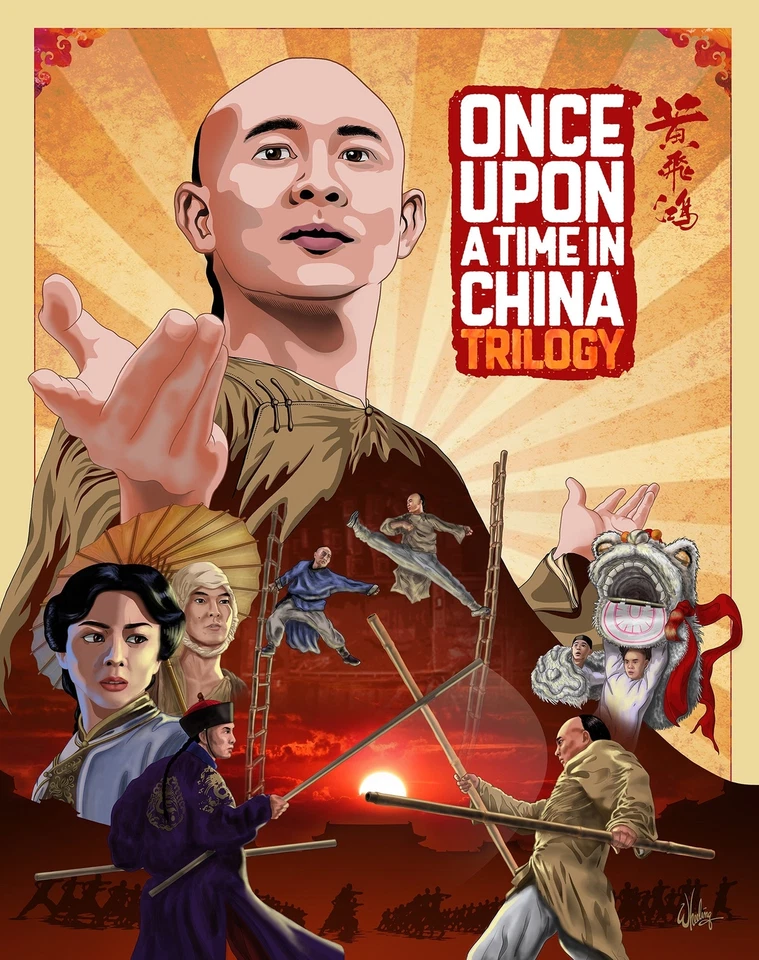 Once Upon A Time In China Trilogy  (Blu-Ray) New & Sealed - Region B - Image 1 of 1