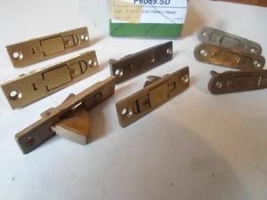 SAMUEL HEATH Brass WEEKS PATENT SASH STOP Oval or Rectangular Plate N.O.S - Picture 1 of 12