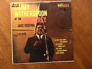 JIMMY WITHERSPOON "At Monterey Jazz Fest," J421, Mono, DG, 1959. Plays great! - Foto 1 di 6