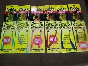 CABLZ 16" 100%SILICONE EYEWEAR SUNGLASS RETAINERS VARIOUS COLORS - Picture 1 of 7