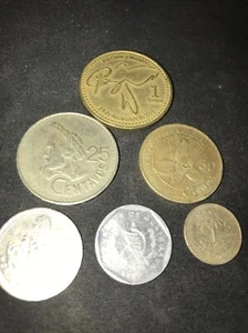 guatemala coins (lot of 6) couple real good ones in this set - Picture 1 of 2